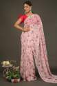 Digital Printed Soft Georgette Saree For Ladies thumb 5