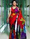 Digital Printed Soft Georgette Saree For Ladies thumb 7