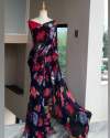 Digital Printed Soft Georgette Saree For Women thumb 7