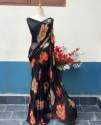 Digital Printed Soft Georgette Saree For Women thumb 8