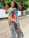 New Collection Digital Printed Soft Georgette Saree For Women thumb 5