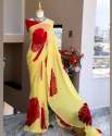 Satin Digital Printed Bangalory Satin Saree For Women thumb 9