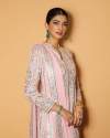 Festive Wear Heavy Georgette Readymade Embroidered Suit  thumb 1