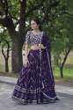 Purple Sequins And thread Embroidered work Lehenga Choli  thumb 1