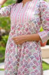 Shreenathji Export Present Cotton Kurti Pant Set 