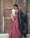 Traditional Bandhani Print Rayon Garba Choli  thumb 4