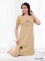 round-neck-cream-short-nighty-for-women