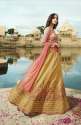 Designer Brown And Pink Silk Lehenga Choli thumb 1