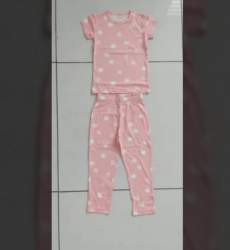 Girls Kids Pink Night Suit