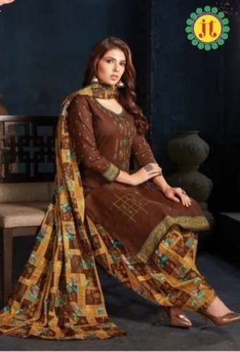 Fancy Cotton Printed Dress Material For Women by Sunshine Textile