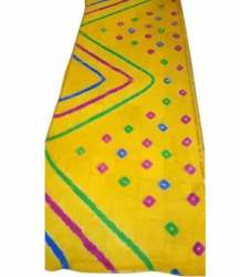 Chiffon Leheriya Saree By Shabnam Dyeing Brand