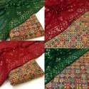 GEORGETTE EMBROIDERY WORK FABRIC