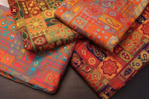 MULTICOLOUR JACQUARD PRINTED FABRIC