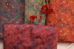 P*V CHANDERI EMBROIDERY WITH DIGITAL FABRIC