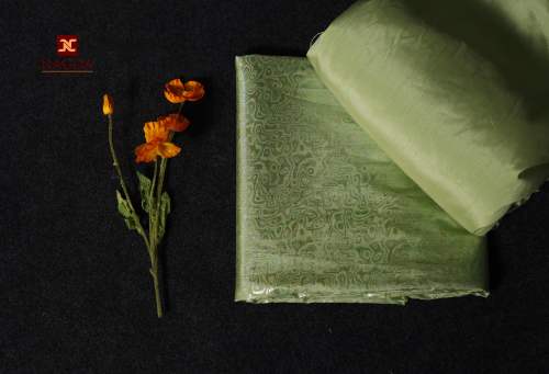 POLYSTER SILK FOIL PRINT FABRIC