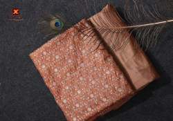 POLYSTER TUSSAR MULTI EMBROIDERY FABRIC