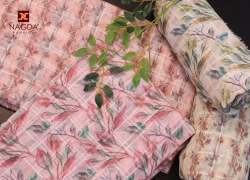 POLYSTER ZARI CHEX DIGITAL PRINT FABRIC