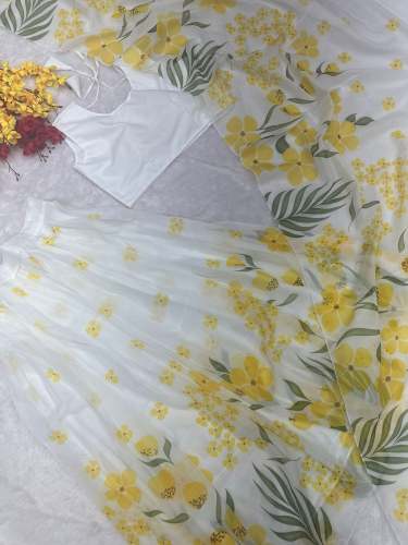 Digital Print Teby Silk Lehenga Choli