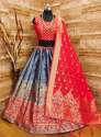 Pure Silk Banarasi Lehenga Choli With Cancan
