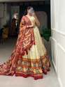 tussar-silk-bandhej-and-patola-print-with-foil-wor