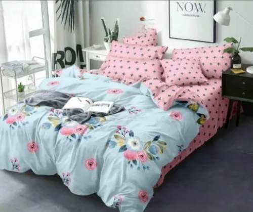 Double Bedsheet With Pillow Cover by Ms Bulk Stock