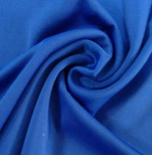 Plain Blue Poly Lycra Fabric by Mercury Knits