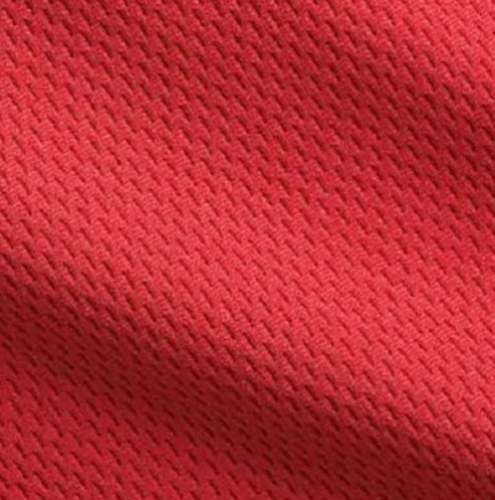 Red Knitted Polyester Fabric by Mercury Knits