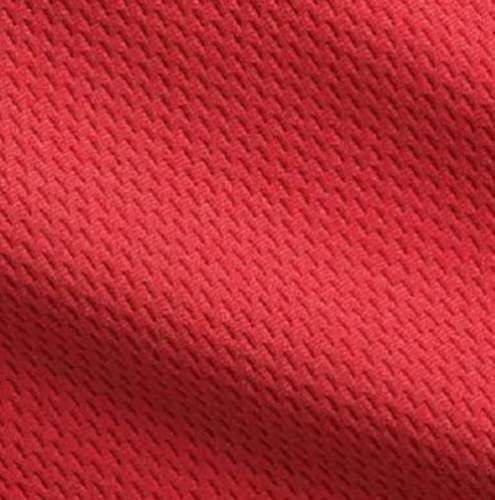 Red Knitted Polyester Fabric