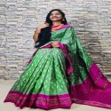 Pochampally Pattu Saree  thumb 4