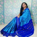 Pochampally Pattu Saree  thumb 8