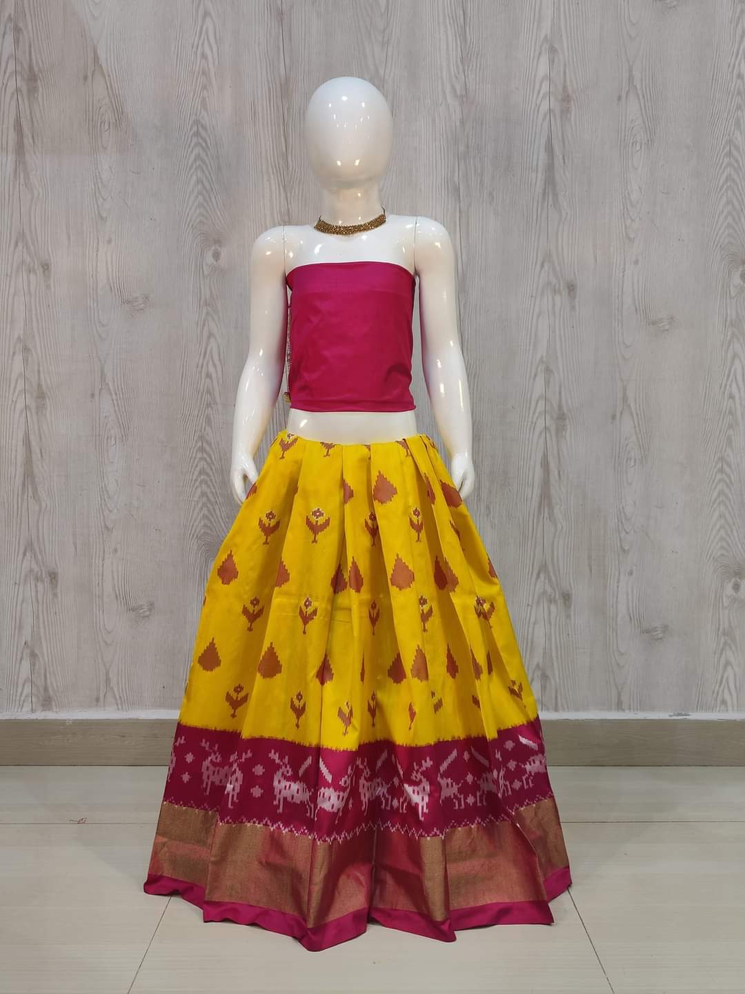 PURE IKAT PATTU LEHENGAS (MIDIUM SIZE) by ks handloom