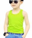 Parrot Green Kids Vest Sando