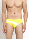 Yellow Plain Cotton Mens underwear 