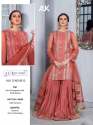 Al Khushbu 4012- Georgette Pakistani Style Sharara suit