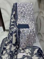 Branded Soft Lawn Embroidery Unstitch Material