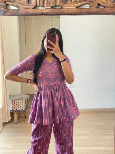 Fancy Collection Women Poly Cotton Cord Set