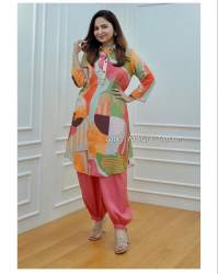 New Collection Rayon Cord Set With Digital Print Work