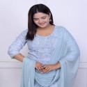 Fancy kurti with dupatta and pant  thumb 2