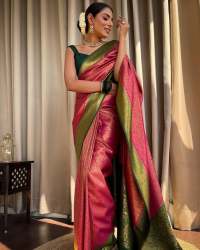 Ladies Banarasi Soft Silk beautiful Saree 