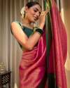 Ladies Banarasi Soft Silk beautiful Saree  thumb 2