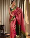 Ladies Banarasi Soft Silk beautiful Saree  thumb 4