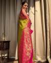 Ladies Banarasi Soft Silk beautiful Saree  thumb 5