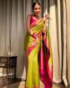 Ladies Banarasi Soft Silk beautiful Saree  thumb 8