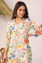 Ladies Printed Pure Cotton Top and Trouser Co-Ords   thumb 2