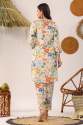 Ladies Printed Pure Cotton Top and Trouser Co-Ords   thumb 4