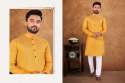 Multi color sequins cotton silk stitched mens kurta  thumb 2