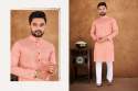 Multi color sequins cotton silk stitched mens kurta  thumb 4