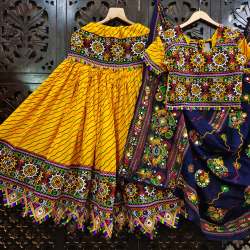 Navratri Special Gamthi Work Chaniya Choli