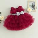 Princess Styles Kids Soft Cotton Frock With Sequence Belt