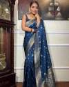 stunning-wine-colour-pure-semi-silk-saree-with-hea